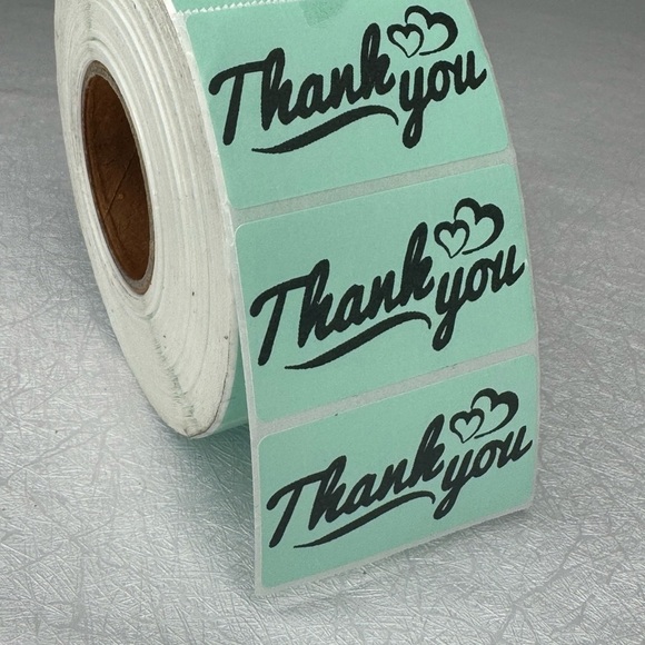 STICKERAFT Other - Thank You Stickers for Small Business | 100 Self-Adhesive label sticker